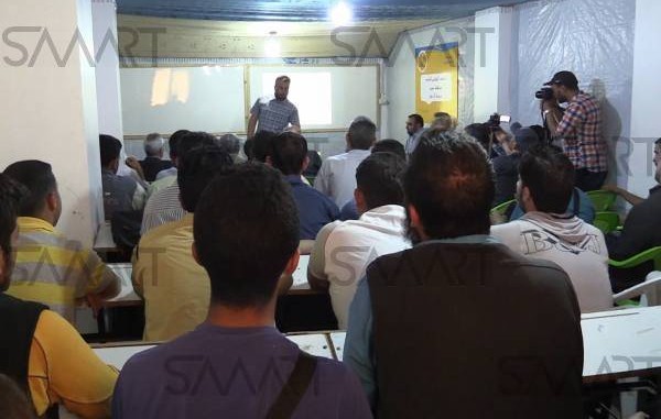 مناقشة أول رسالة ماجستير بريف حمص الشمالي خلال تكريم للمتوفقين ..