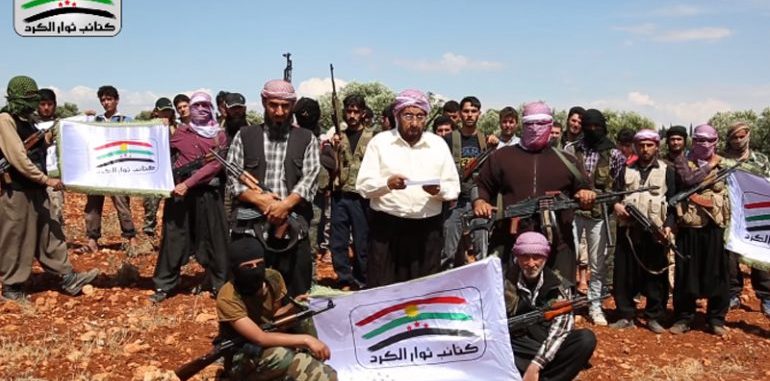 من صفحة الثوار الكرد بسورية