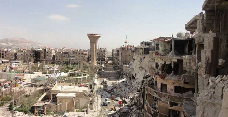 ﺍﻟﻨﻈﺎﻡ ﺍﻟﺴﻮﺭﻱ ﻳﺪﺭﺱ ﻣﺸﺮﻭﻉ ﺇﻋﺎﺩﺓ ﺗﻨﻈﻴﻢ ﺩﺍﺭﻳﺎ ﻭﺇﺧﻔﺎﺀ ﺍﻷﺩﻟﺔ ﻋﻠﻰ ﺟﺮﺍﺋﻤﻪ ﻓﻴﻬﺎ ــ ﻫﺒﺔ ﻣﺤﻤﺪ