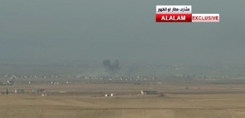 التلفزيون السوري: الجيش وحلفاؤه يسيطرون على قاعدة جوية في إدلب