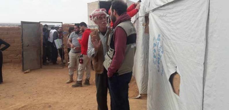 مقتل سيدة في مخيم الركبان على الحدود السورية- الأردنية