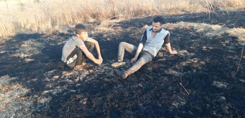 الحرائق تلتهم القمح المزروع بالشمال السوري