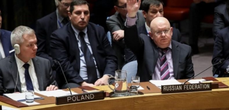 “روسيا والصين” تستخدمان الفيتو ضد قرار وقف إطلاق النار بإدلب