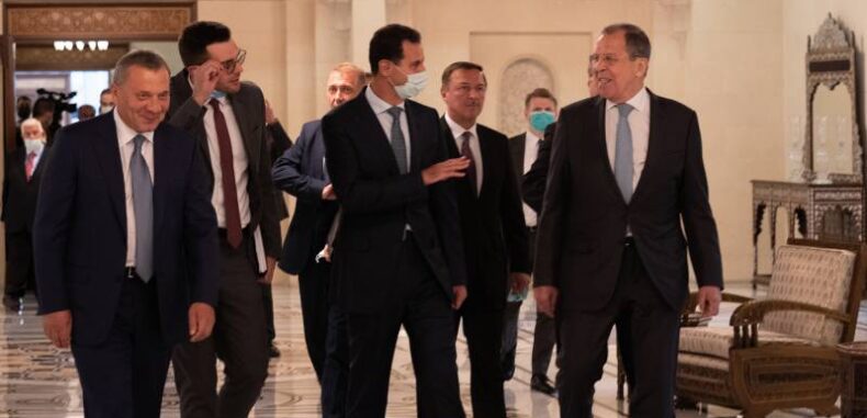 لافروف في دمشق وسوريا تحترق