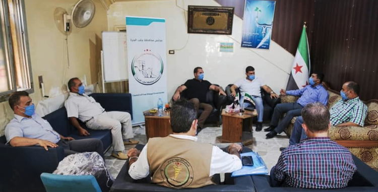 ” الدكتور رضوان كردي مدير صحة محافظة حلب الحرة “